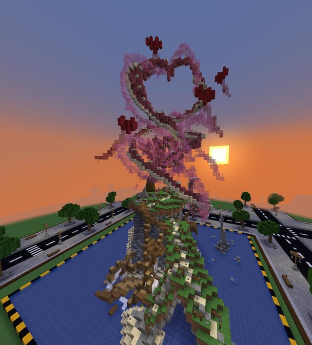 I won a building comp with this. The theme was “Valentine” and I didn’t know what to make so I just made a simple dragon and I won because there was only 2 other people which both just made hearts.