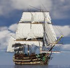 I built HMS Victory in Minecraft