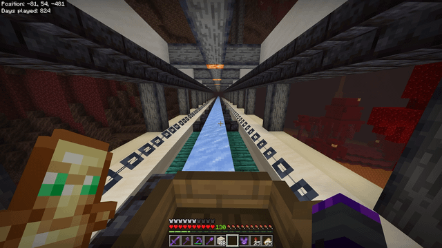 I’m making a nether highway and this reminded me of that spider man scene with the train