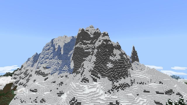 I miss these mountains from the first bedrock cliffs update.