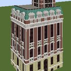 I remade Singer tower in Minecraft.