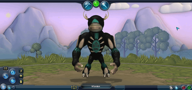 I recreated the Warden in the Spore Creature Creator