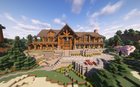 A Big House with Full Interior, Built in Creative for Survival Mode