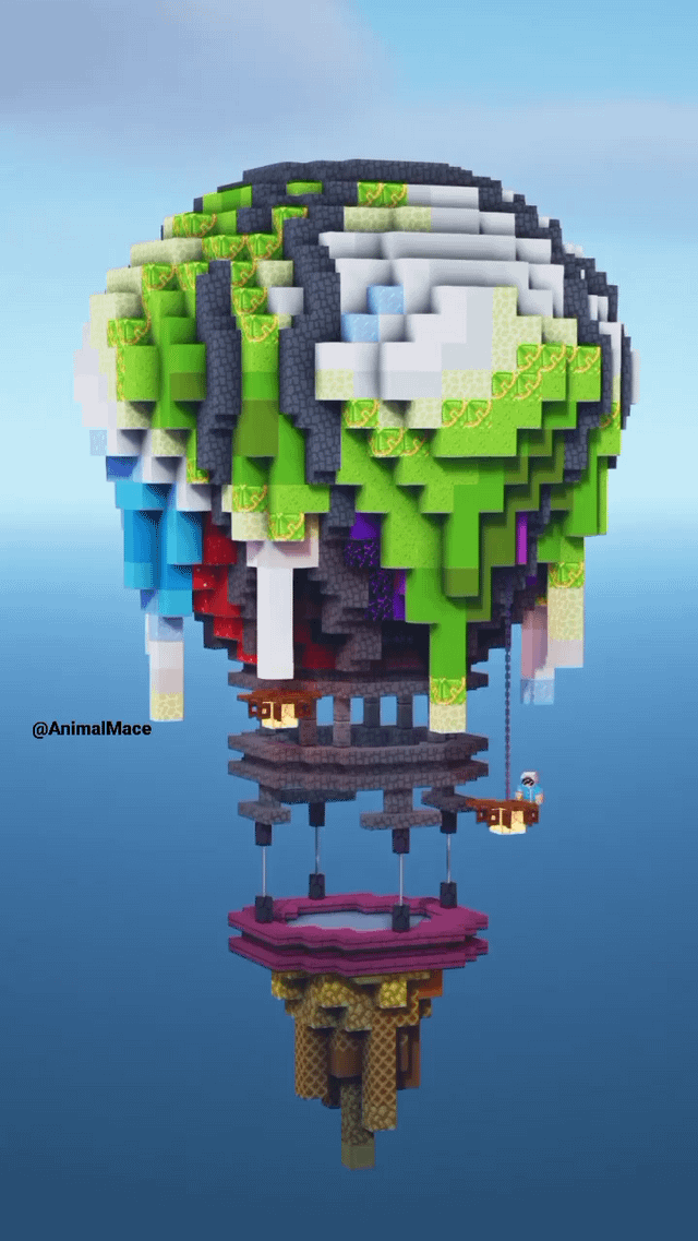 I made a hot air balloon! Thoughts?