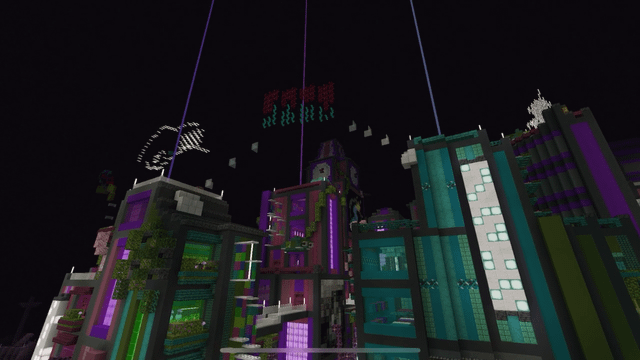 The City of Forever | Synthwave x Lunarpunk City (build on PE)