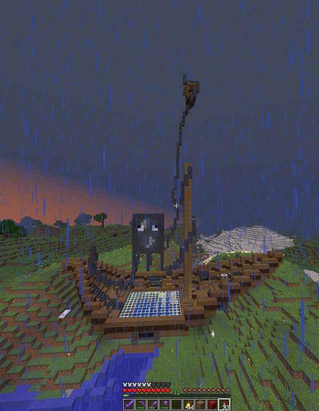 Squid farm build on survival