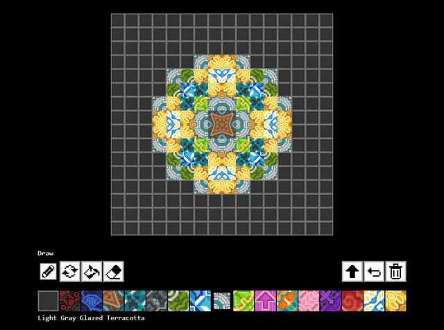 I made a tool to help me plan more complex glazed terracotta layouts