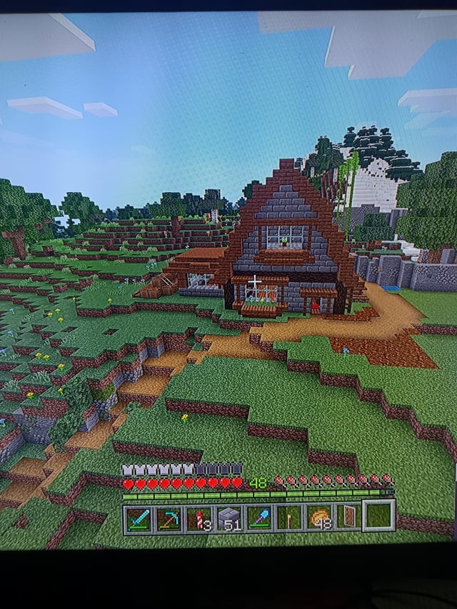 Mine and my girlfriend's survival house :)