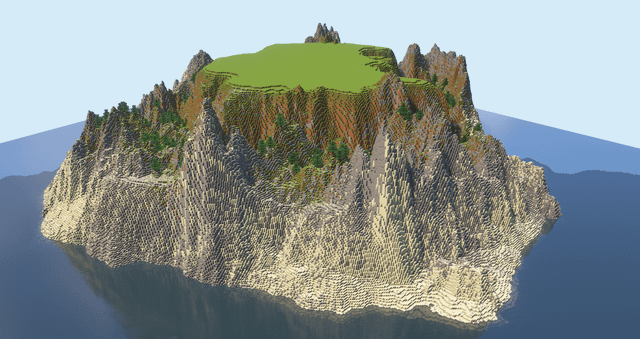 I made an island! What should I build on top? :)