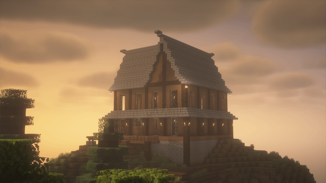 I built this on my modded survival world, pretty excited about how it turned out :]