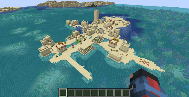 I found a beautiful desert village on an Island