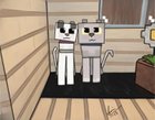 I drew my minecraft cats!