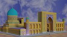 Just rendered my latest superbuild: Tilya-Kori Madrasah, Samarkand, Uzbekistan