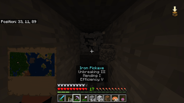 I just strip mined into a stronghold