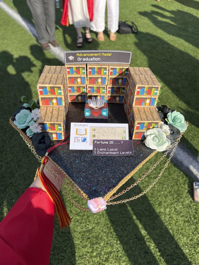 My Grad Cap! The enchantment table doesn’t get enough love on here
