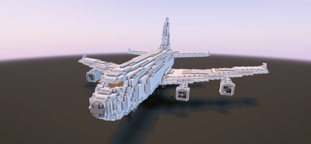 I decided to build an airplane in minecraft, what would you fix?