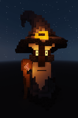 I tried to build a tower but built a wizard