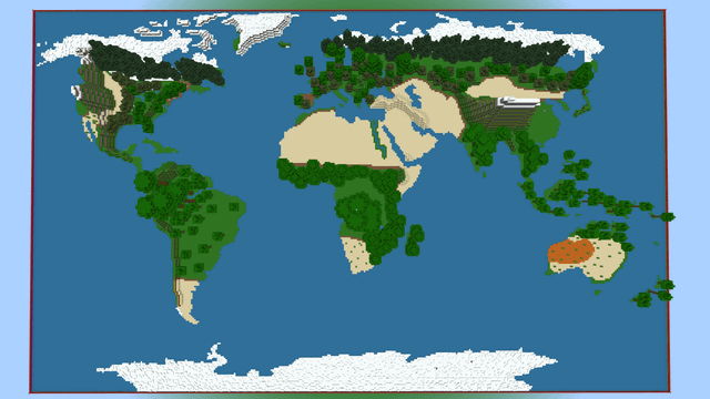 I built the world map