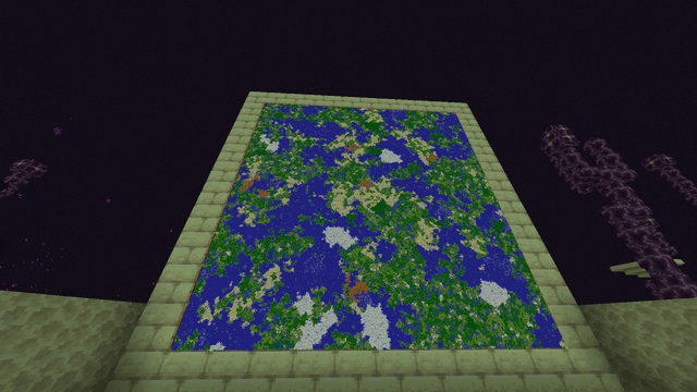 Just mapped out 400 million blocks (in single player survival) this is the result