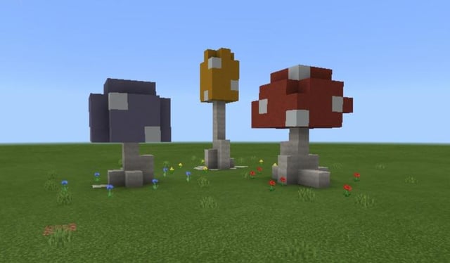 I built these custom mushrooms, As I wanted to try something new. I tried making them all unique. What do you think? :)