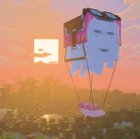 Why does the sun in the new Minecraft Instagram post kinda look like E.T?