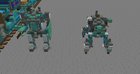 Here are some dieselpunk mechs I built.