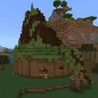 I tried to build Shrek's house on my Minecraft world