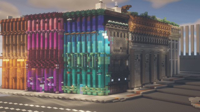 I attempted to build with every block in minecraft