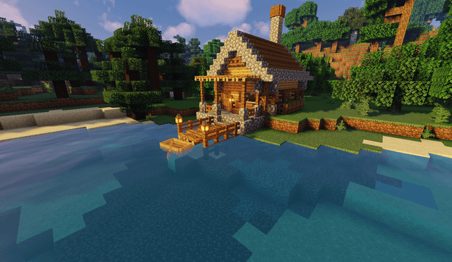 I made a lake house