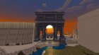 I built a Triumphal Archway and Hippodrome for my Roman world (Patriam)