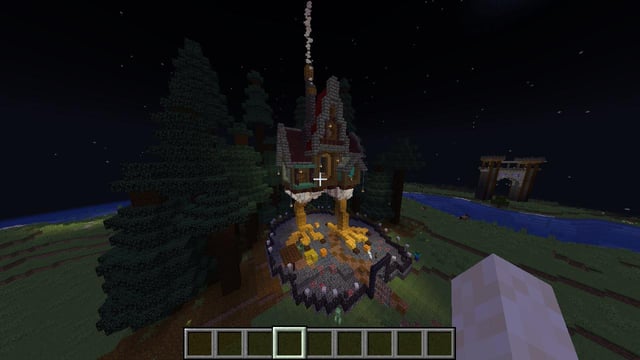 I built Baba Yaga’s chicken footed house in creative mode