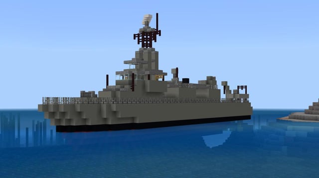 I got bored in Minecraft so I built a Cyclone-Class ship