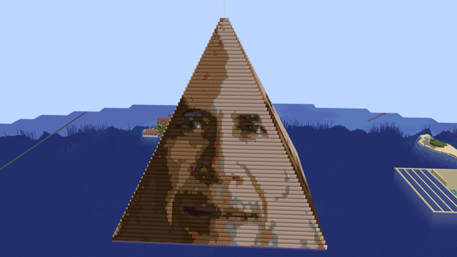 I build the Obama Prism in my hardcore world