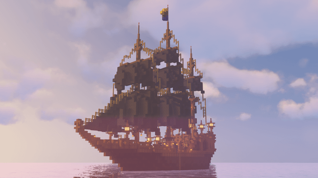 “The Ink Moon” – My first ever proper attempt at building a ship. I'd appreciate some constructive feedback ^^