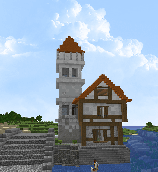 (WIP0 AOT styled house. Plan on making a city with these