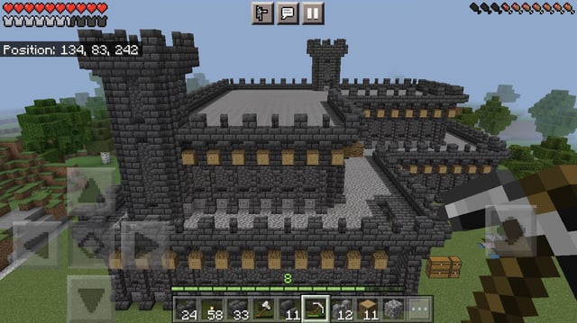 I have been working on a fort and just finished the second floor, what do you all think????