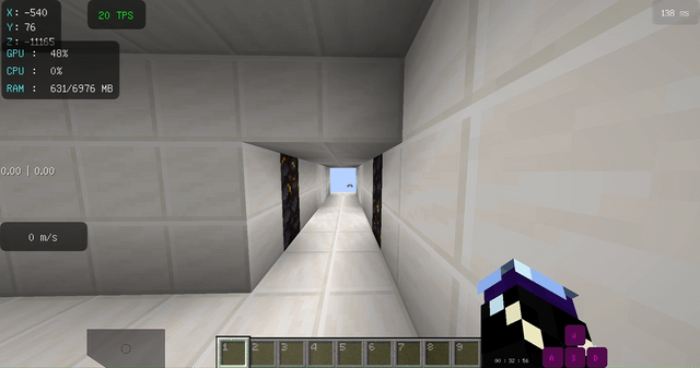 I made a 5 way door with redstone!