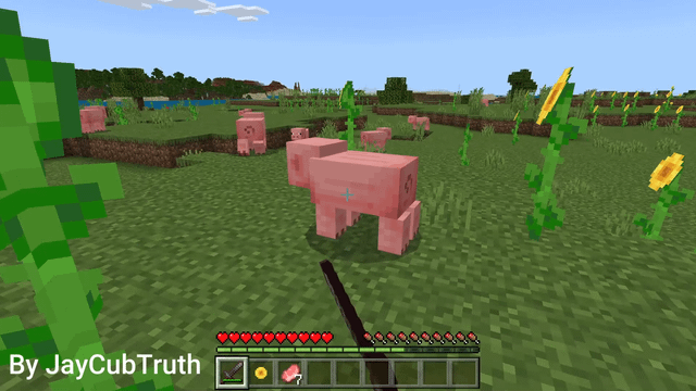 I made a free bedrock addon which causes pigs to fall apart, sort of like slime. It's a little disturbing. What do you think?