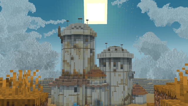 I made this silo house