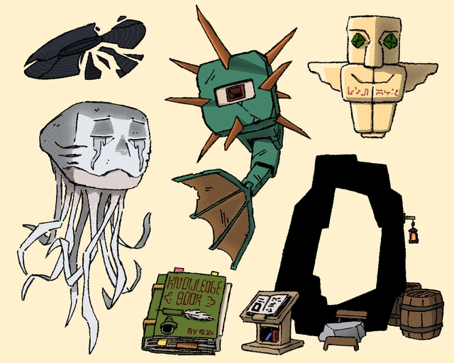 Minecrafts (coloured)