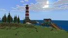 little dock and lighthouse in my survival world