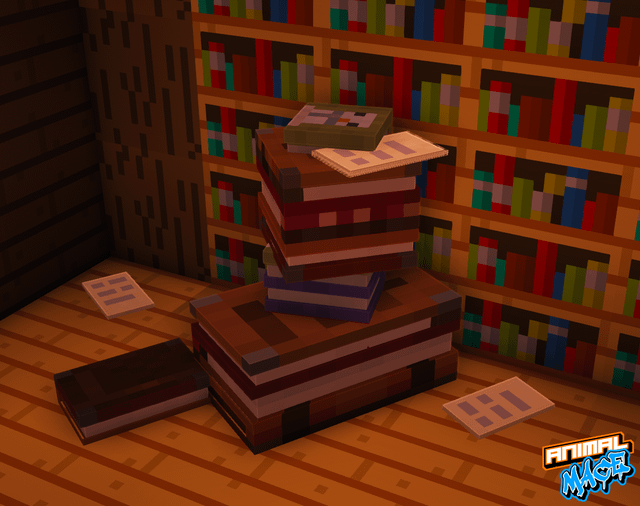 I made a pile of books using blockbuster! What do you think