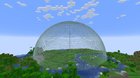 I built the biggest 400x400 dome in Minecraft hardcore world. World download link in description