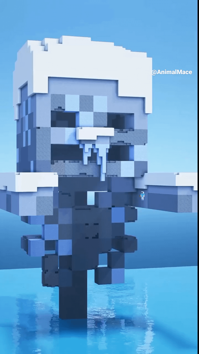 I made a skeleton statue! Thoughts?