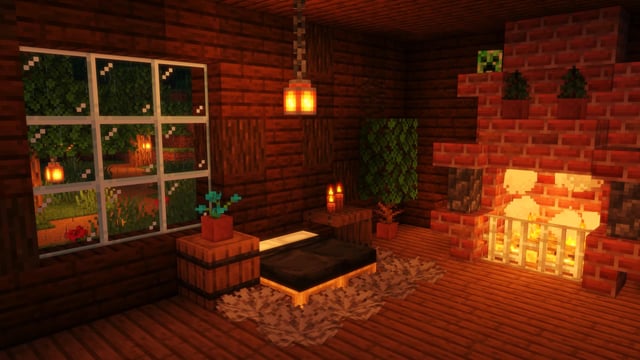 I made this cozy interior for one of my videos, what do you think?