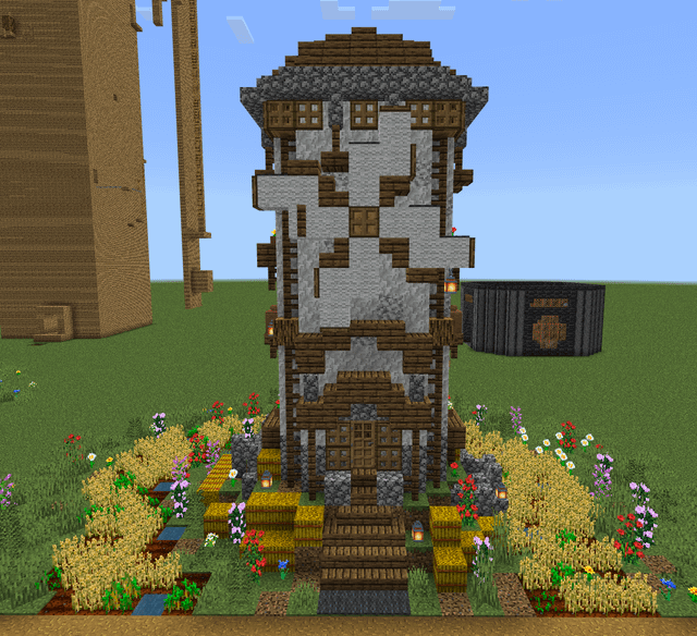 I tried to make a windmill