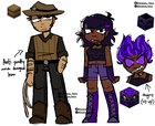 MORE Humanized blocks and items by my sister