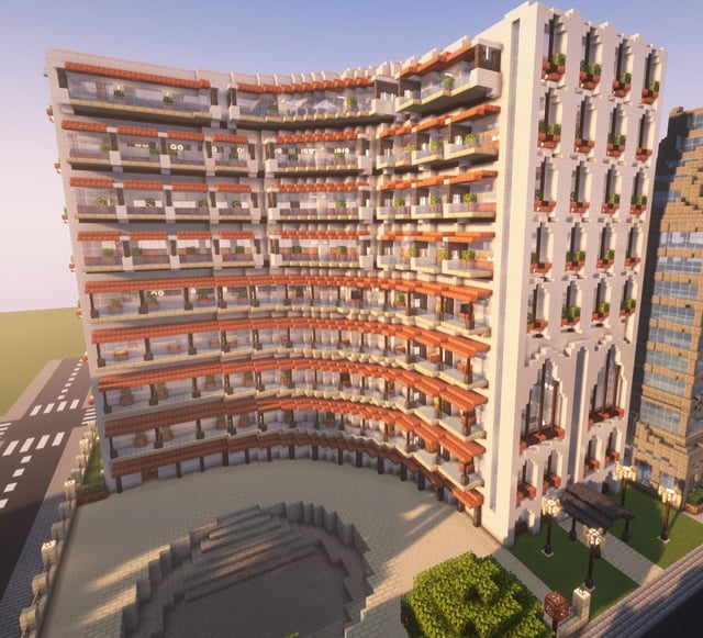 Hotel in the city I've been building