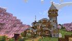 The expansion of me and my friend's house is almost complete ! (the interior is done too, i'll show pics when the build is fully complete) (also, the hole in the upper wall of the library is where the window will be, haven't done that yet)