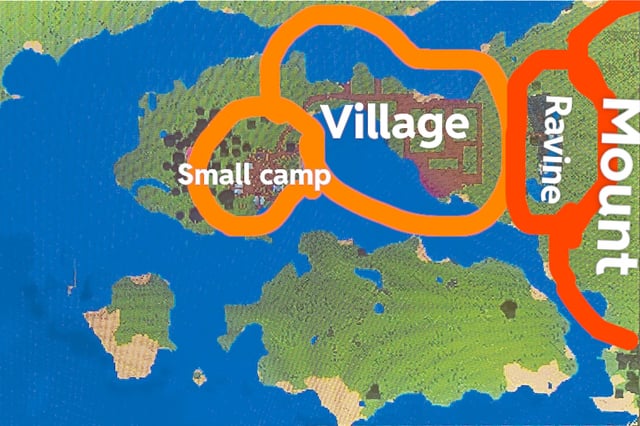 I want to build a village around my spawn